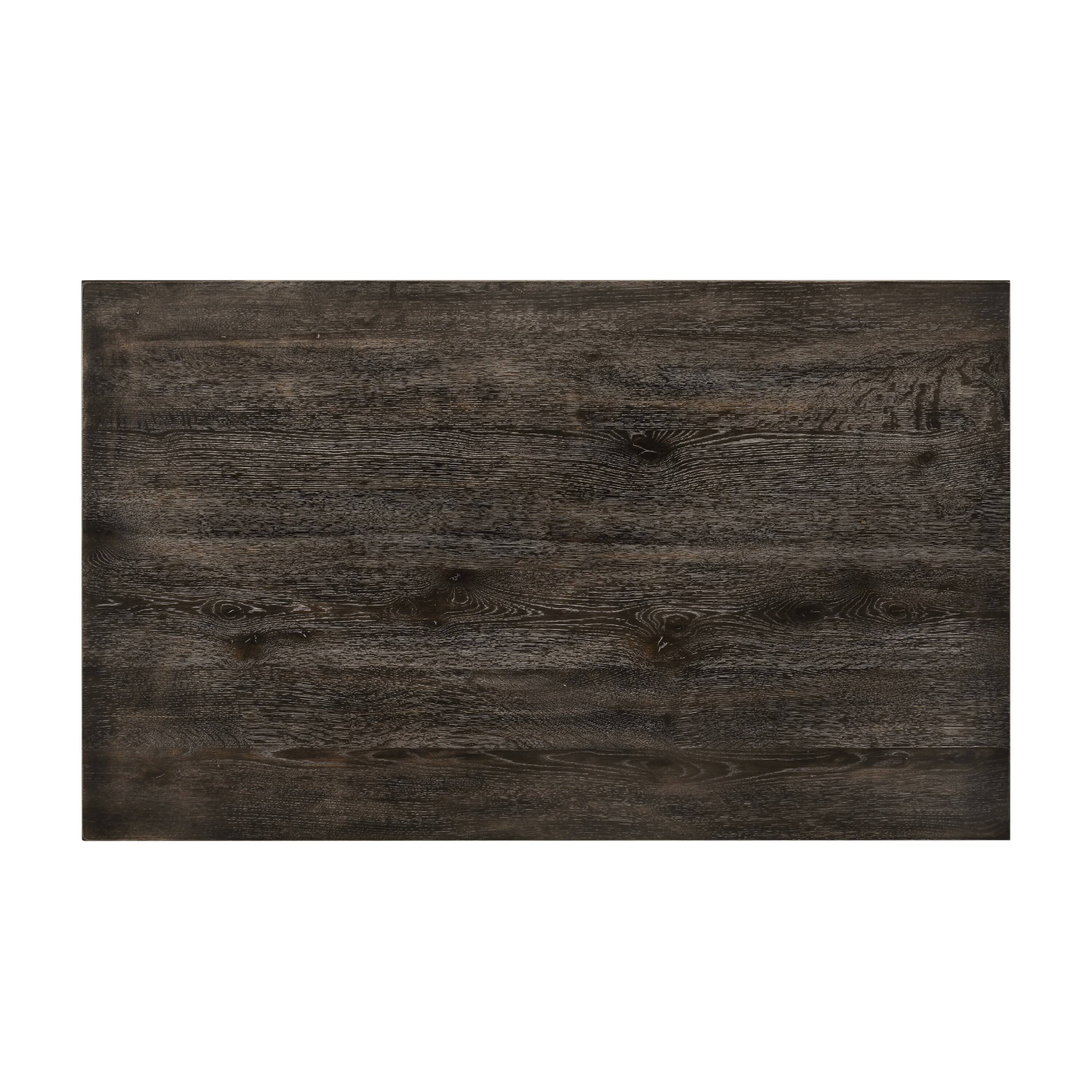 Manhattan Lane Rustic Style Wooden Dining Table with Rectangular Top ...