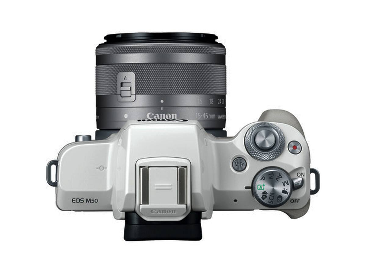 5 18 24 Canon 15-45 mm UAGE 0 EOS M50 Canon MiEn Tv ON P Av O A M SCN O OFF