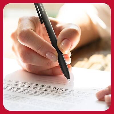 Alt View 7. TRU RED - TRU RED™ Retractable Quick Dry Gel Pen, Medium Point, 1.0mm, Black, 5/Pack (TR56952).