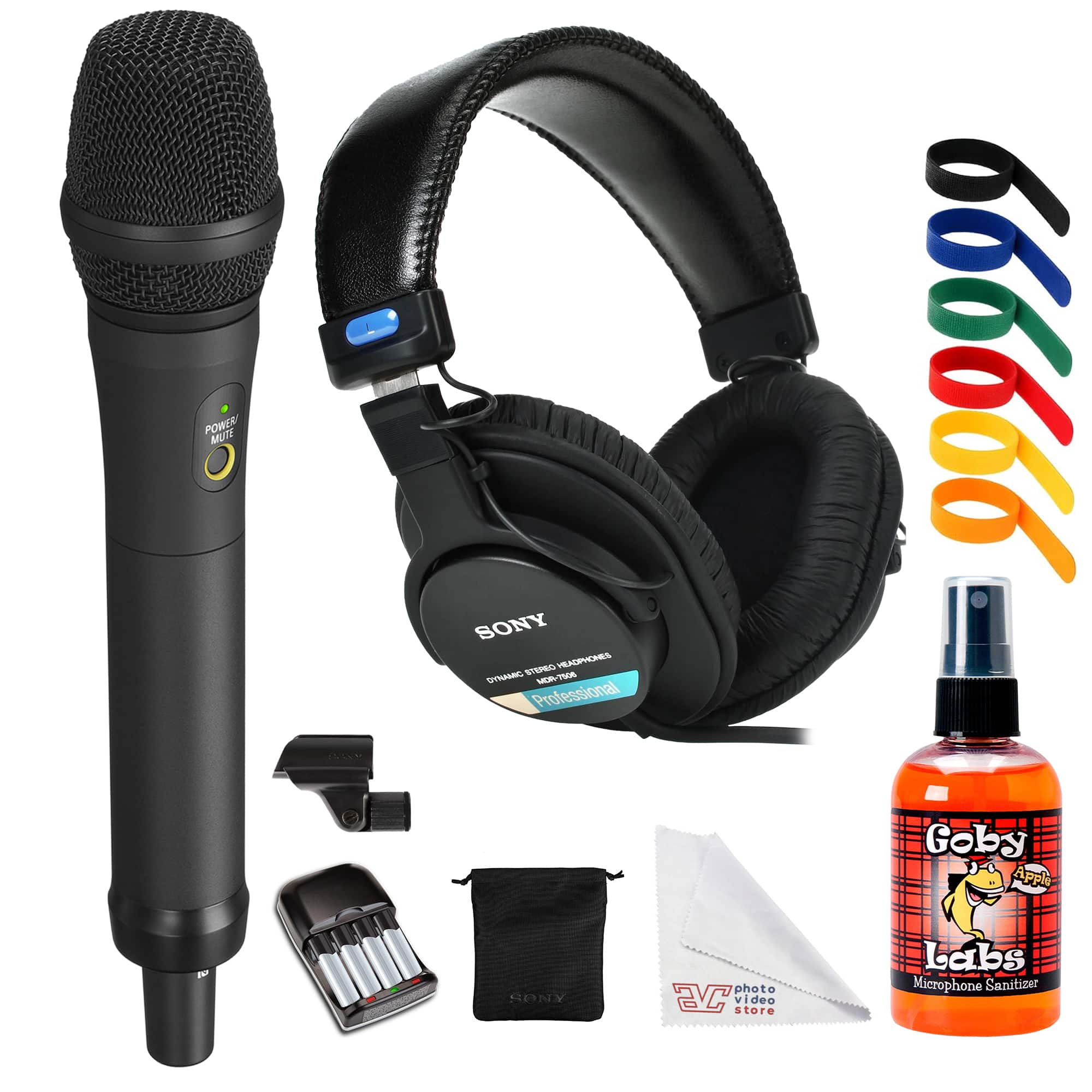 Sony - UTX-M40 Wireless Handheld Cardioid Microphone Transmitter (UC14: 470–542 MHz) + More - Black