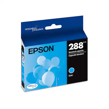 Designed for Excellence TM/MC EPSON 288 Standard-capacity Capacit Standard 4 i C Cyan Durabrite Ultra P.