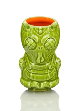 ThinkGeek - Geeki Tikis Rick and Morty Krombopulos Mini Muglet | Holds 2 Ounces - Green