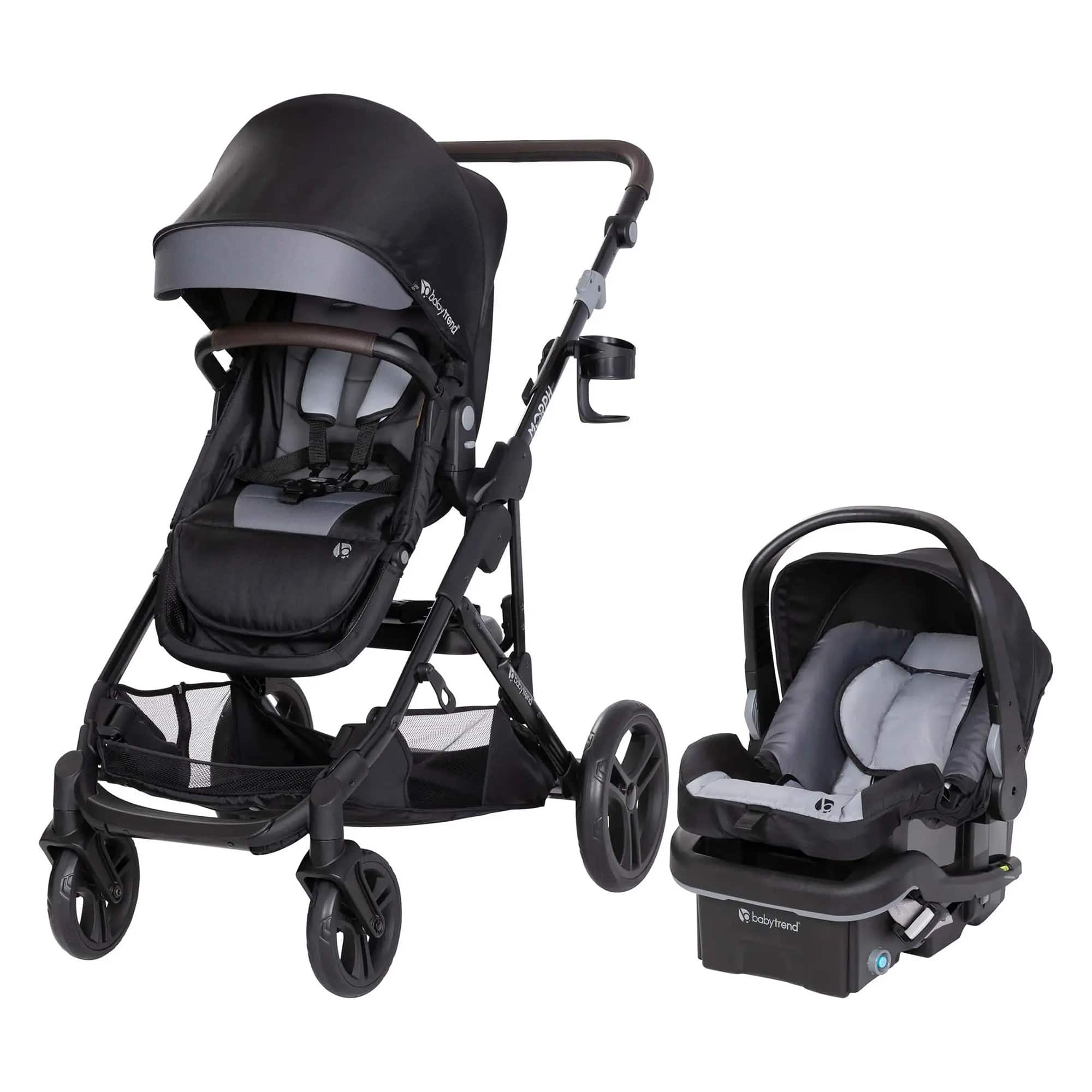 Baby Trend - Morph Single to Double Modular Travel System and Car Seat, Dash Black price history on PriceWatchPro