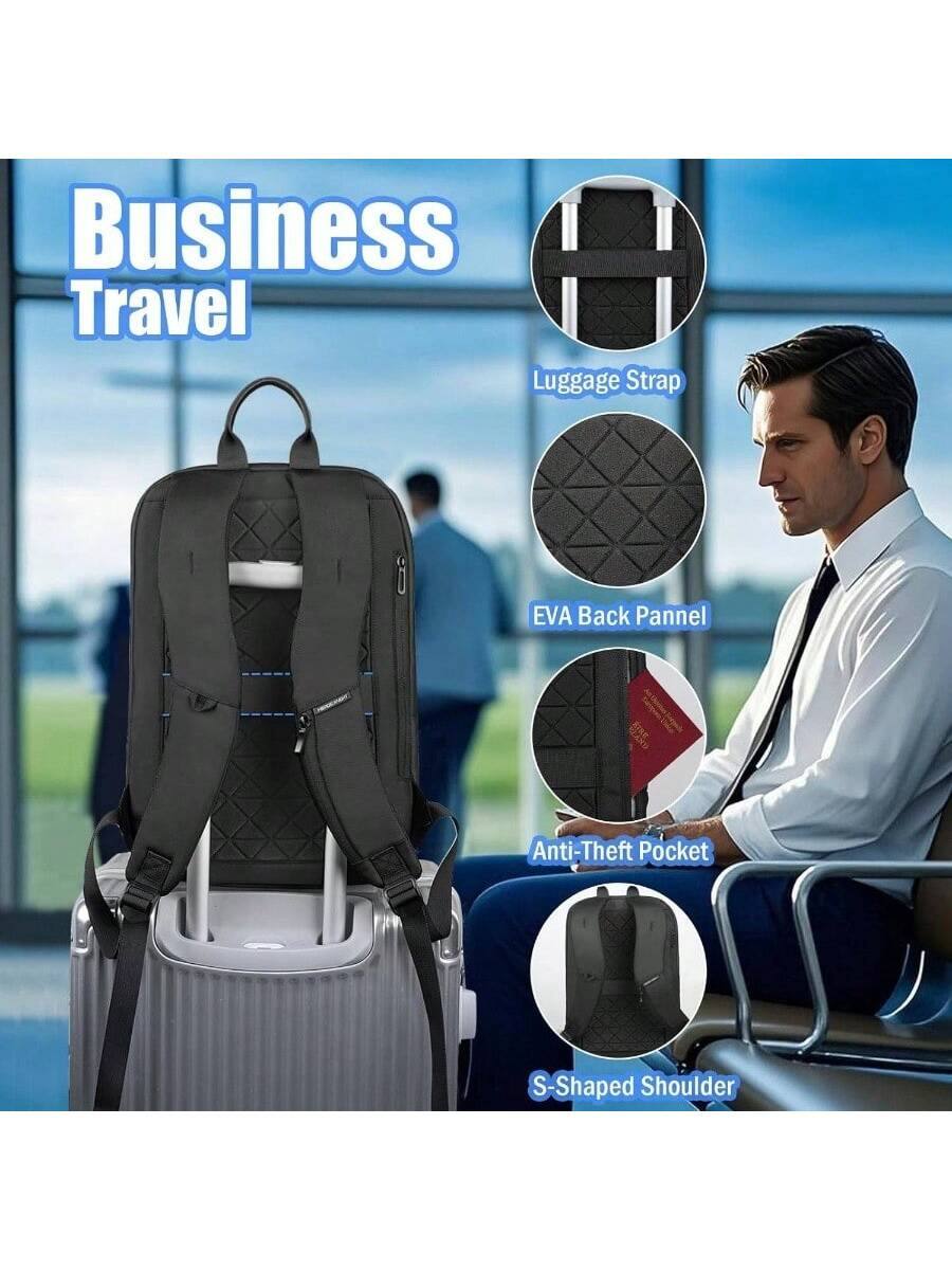 Business Travel

- Luggage Strap
- EVA Back Panel
- Anti-Theft Pocket
- S-Shaped Shoulder