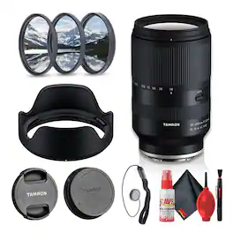 Bundle - Tamron - 18-300mm f/3.5-6.3 Di III-A VC VXD Lens for Sony E - Black