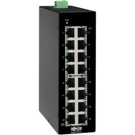 Tripp Lite - by Eaton 16-Port Unmanaged Industrial Gigabit Ethernet Switch - 10/100/1000 Mbps DIN Mount - 16 Ports - Unknown