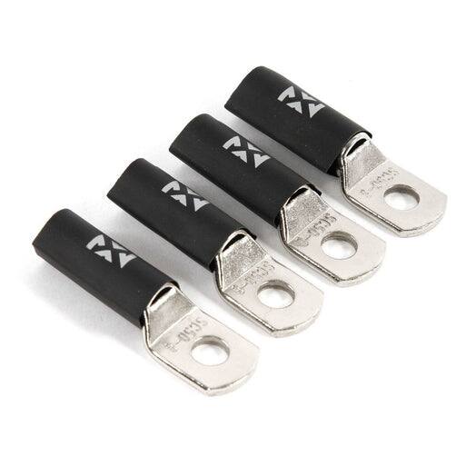 NVX - 4-Gauge Solid Copper Ring Terminals with Shrink Tubing (Pack of 4) - Black price history on PriceWatchPro