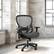Alt View 14. OSP Home Furnishings - Professional R2 SpaceGrid Back Manager’s Chair with Adjustable Lumbar Support and Adjustable Flip Arms - Black.