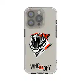 Keyscaper - NFL - Cincinnati Bengals iPhone Clear Case - 15 Plus - Multicolor