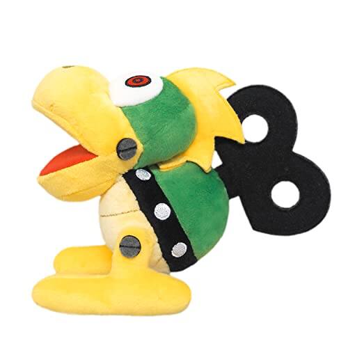 Alt View 2. Nintendo - Sanei Boeki Super Mario All Star Collection Mecha-Koopa Plush Toy, Size S, Height 5.9 Inches (15 cm).