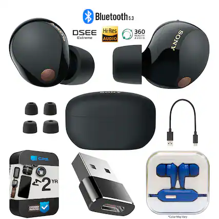 Bluetooth 5.3
NOS DSEE Extreme
Hi-Res Audio
360 Reality Audio
SONY
CPS 2 YR Extended Protection
*Color May Vary