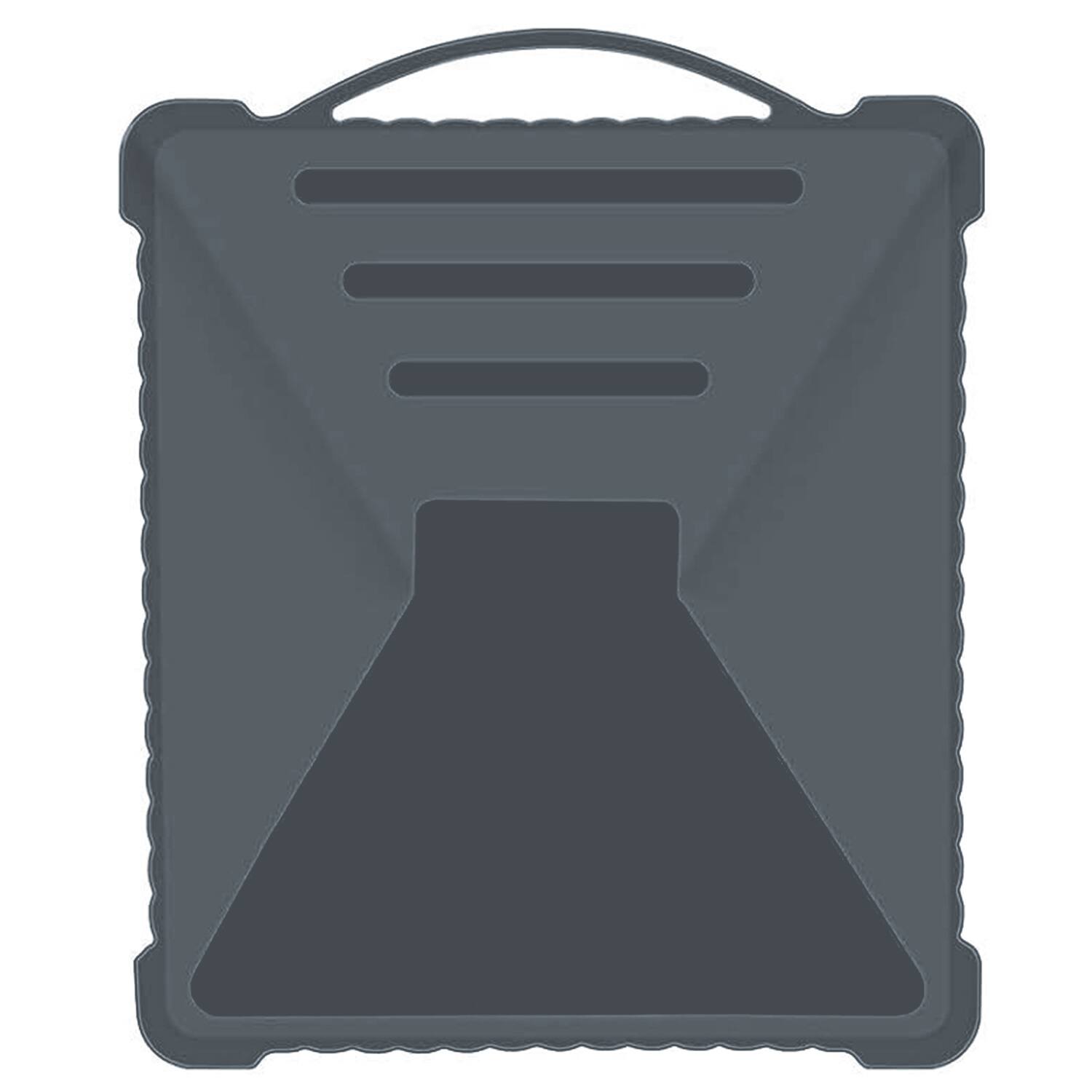 Front. Skanty Furniture - Protective Cover for Starlink Mini,Waterproof & Scratch-Resistant Portable Silicone Case for Satellite Antenna - Gray.