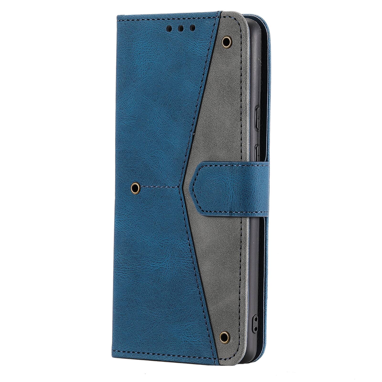 Alt View 3. Dteck - Wallet Case for Apple iPhone Air 2025,Vintage PU Leather Flip Card Holder Kickstand Magnetic Closure Phone Cover - Blue.