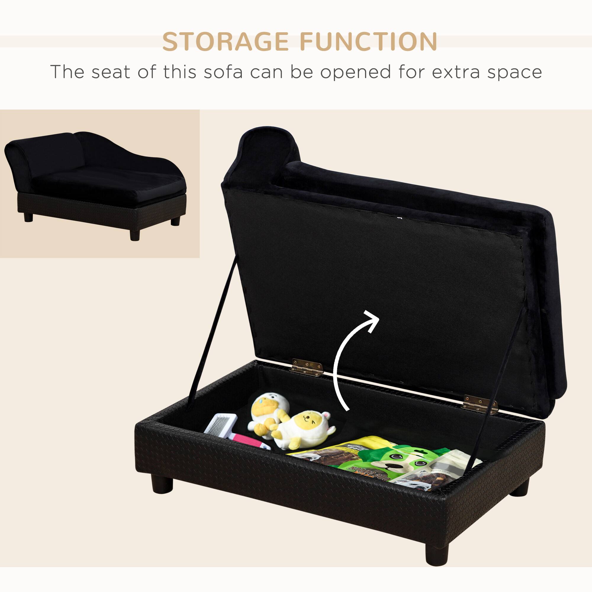 STORAGE FUNCTION  
The seat of this sofa can be opened for extra space