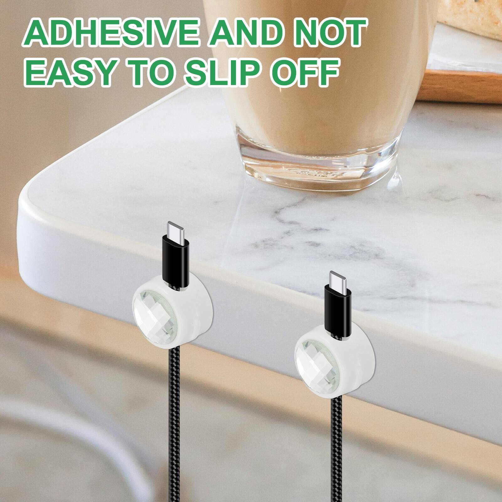 ADHESIVE AND NOT EASY TO SLIP OFF