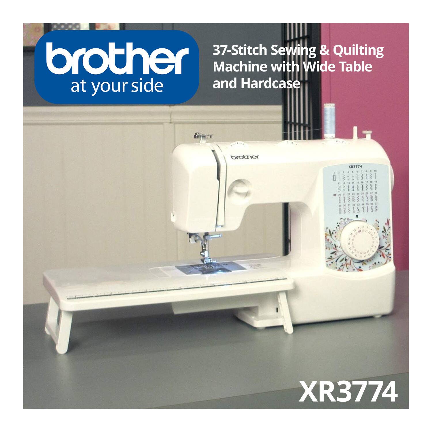 37-Stitch Sewing & Quilting Machine with Wide Table and Hardcase

brother at your side

XR3774
