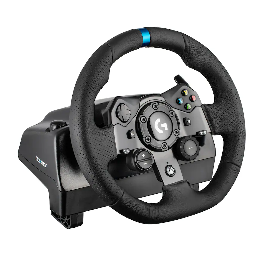 G923 Wheel and Pedals Trueforce Sim Driving Wheel For PC, Xbox X, Xbox ...