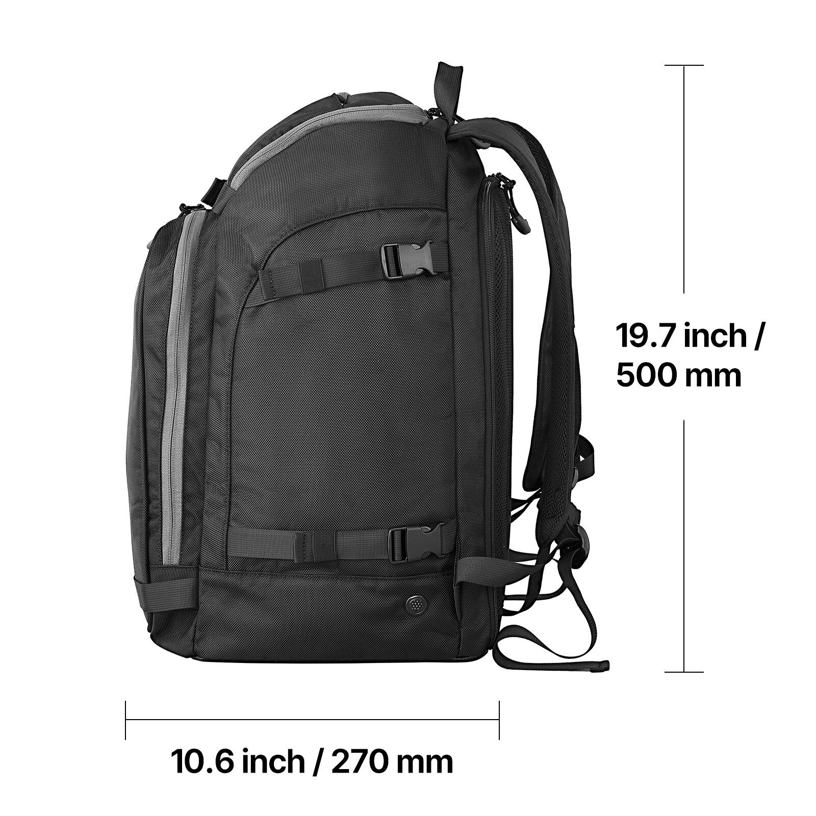 19.7 inch / 500 mm  
10.6 inch / 270 mm