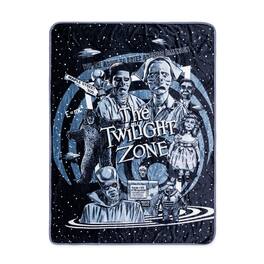 Silver Buffalo - The Twilight Zone Raschel Throw Blanket | 45 x 60 Inches - Multi-Colored