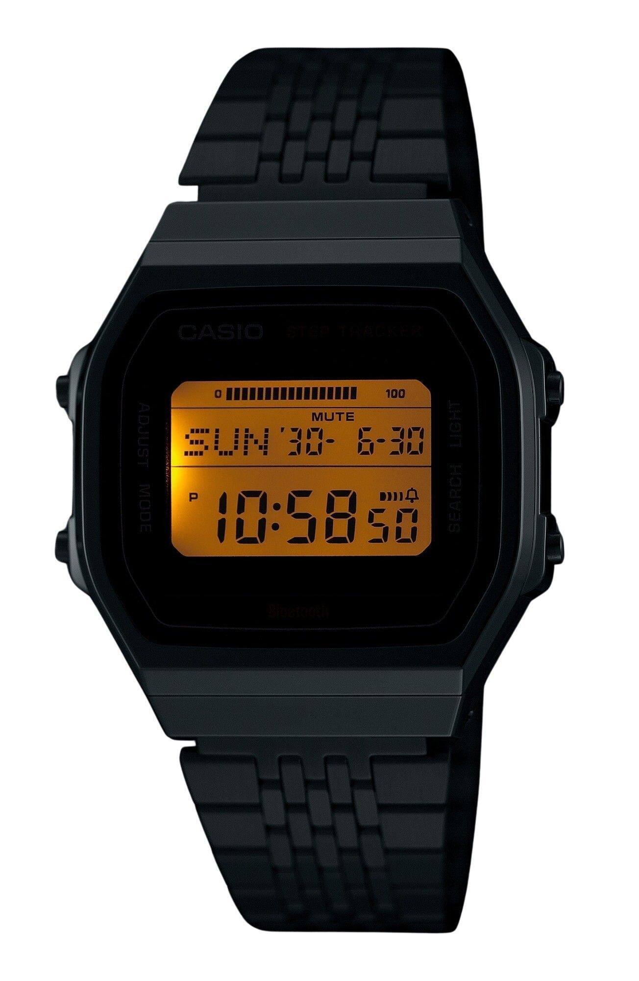 CASIO  
ADJUST MODE  
MUTE 100  
SUN 30-6-30  
10:58 58  
LIGHT SEARCH