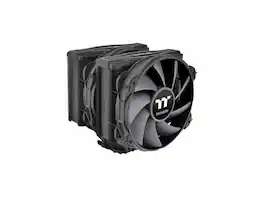 Thermaltake - TOUGHAIR 710 250W TDP CPU Cooler, Intel LGA 1700/1200, AMD AM5/AM4 Dual-Tower Copper Base 7 Heat Pipes - Black