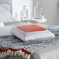 Sealy - Essentials Copperchill Gel Memory Foam Pillow - Orange - Front_Zoom