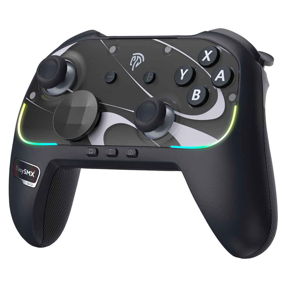 Aukfa - Gamepad - One-Button Wake-Up, 6-Axis Gyroscope, NFC, TMR Anti-Drift Joysticks, HD Vibration, Interchangeable D-Pad - RT-VGCMP0022-K0