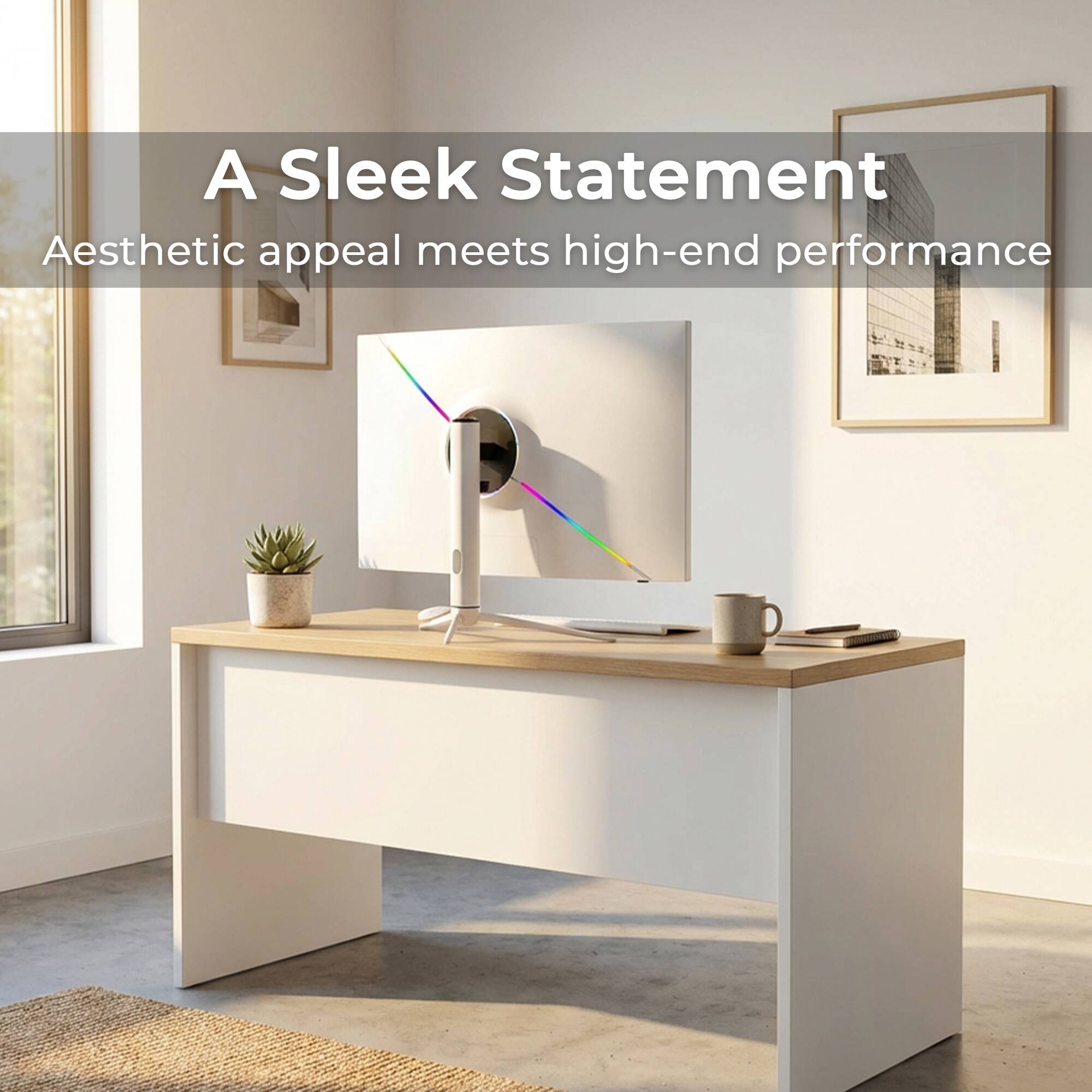 A Sleek Statement  
Aesthetic appeal meets high-end performance