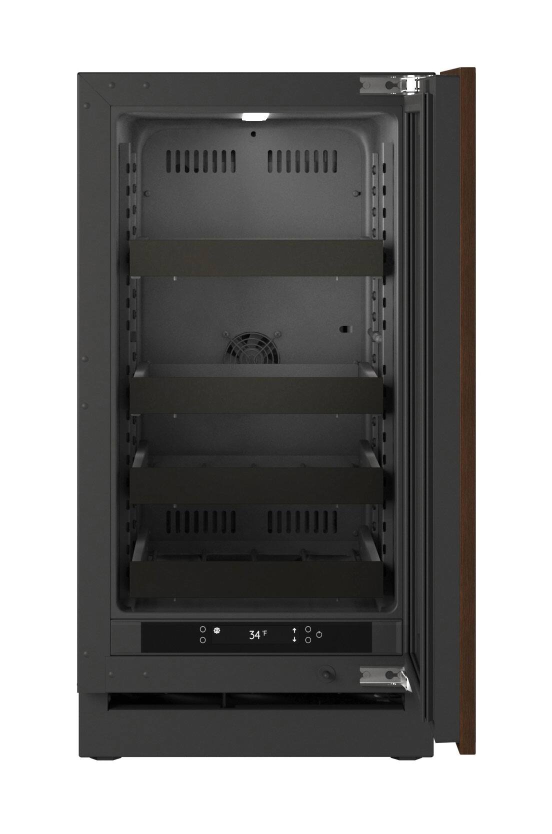 Alt View 1. U-Line - U-Line 18"W. 3.5 Cu.Ft. Built-In Beverage Center - Panel Ready - Integrated Solid.