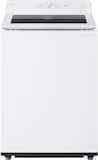 LG - 5.0 Cu. Ft. High-Efficiency Smart Top Load Washer with Easy Unload - Alpine White