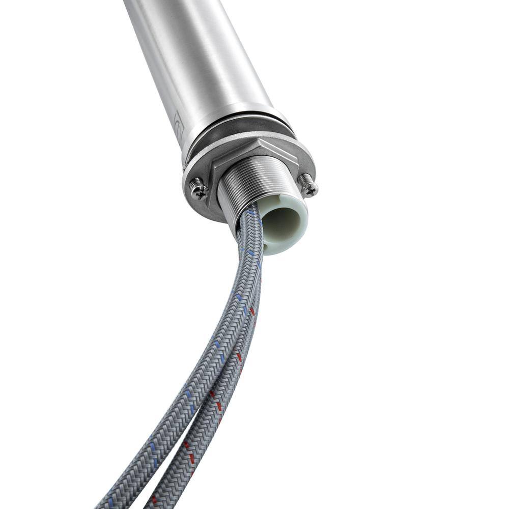 Back. Elegant Kitchen and Bath - Victor Single Hole Single Handle Bathroom Faucet in Brushed Nickel - Brushed Nickel.