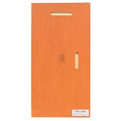 Angle. BreeBe - Every Year I Fall Wooden Sign - 9" x 18" - Orange, White.