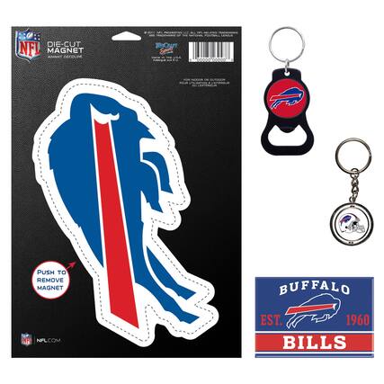 DIE-CUT MAGNET
AIMANT DÉCOUPÉ
PUSH TO REMOVE MAGNET
BUFFALO
EST. 1960
BILLS
MADE IN THE USA
NFL
NFL.COM
WinCraft
Sports
MADE IN THE USA
INDOOR OR OUTDOOR
INTÉRIEUR OU EXTÉRIEUR
© 2010 NFL PROPERTIES, LLC.
ALL NFL RELATED TRADEMARKS
AND COPYRIGHTS RESERVED.
00000 00000 00000 00000 00000 00000 00000 00000 00000 00000 00000 00000 00000 00000 00000 00000 00000 00000 00000 00000 00000 00000 00000 00000 00000 000