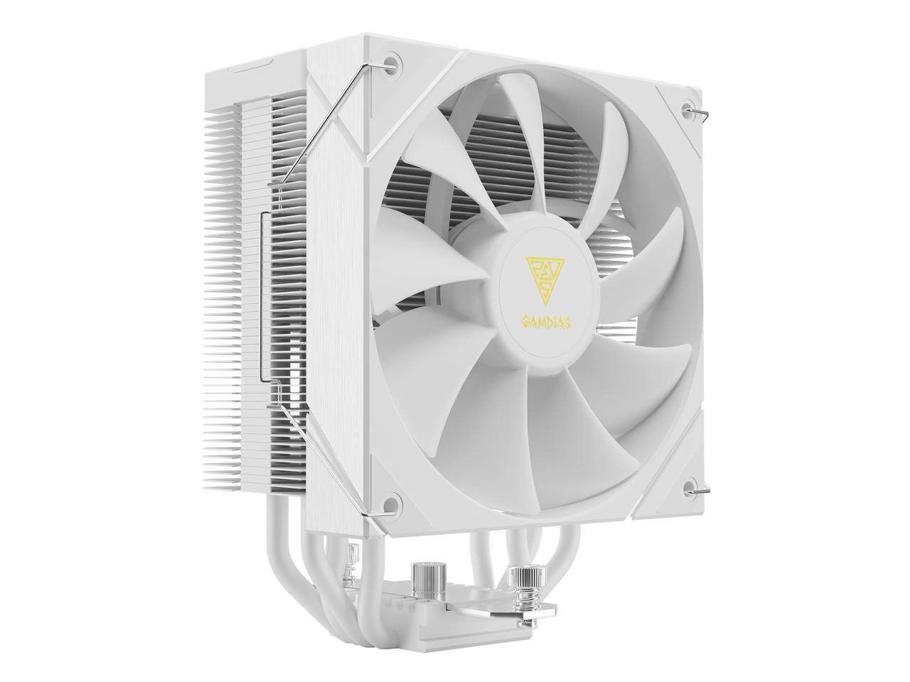 Alt View 1. GAMDIAS - Gamdias BOREAS E2-410WH 120mm Hydraulic CPU Air Coolers - White.