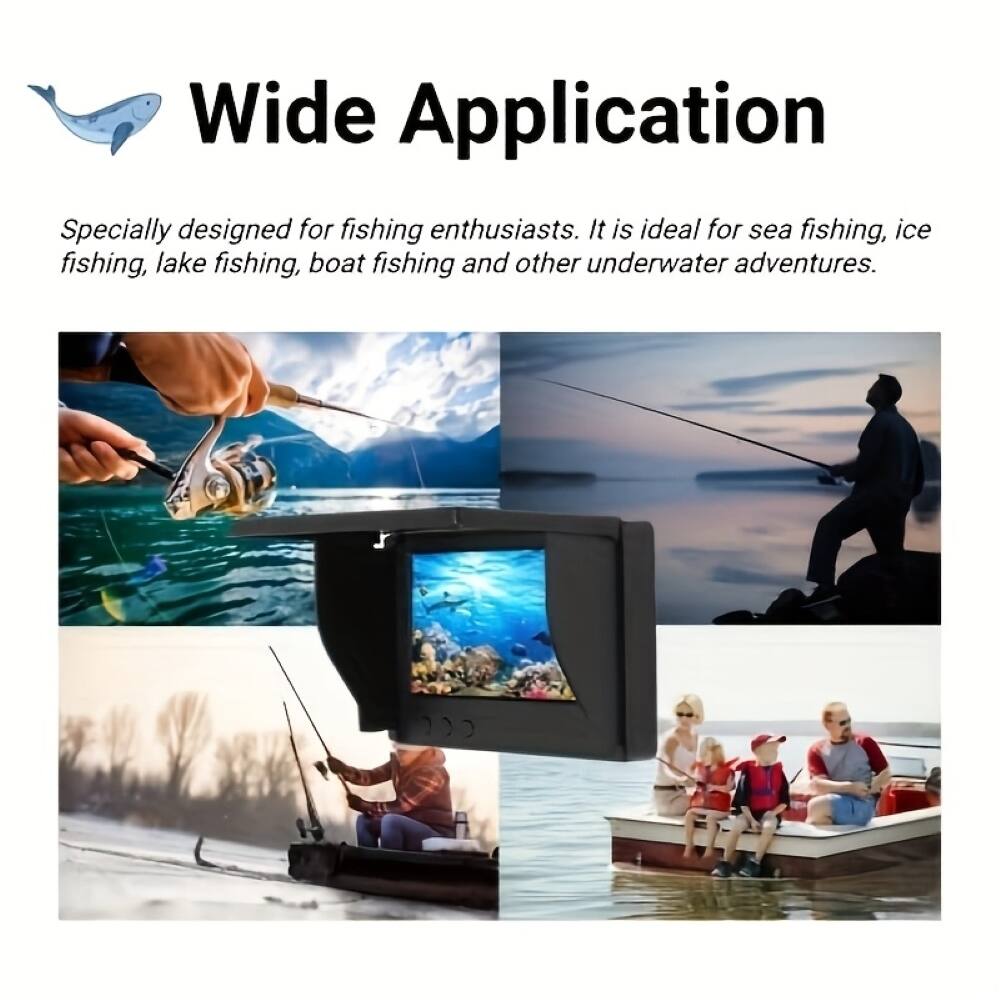 Wide Application

Specially designed for fishing enthusiasts. It is ideal for sea fishing, ice fishing, lake fishing, boat fishing and other underwater adventures.