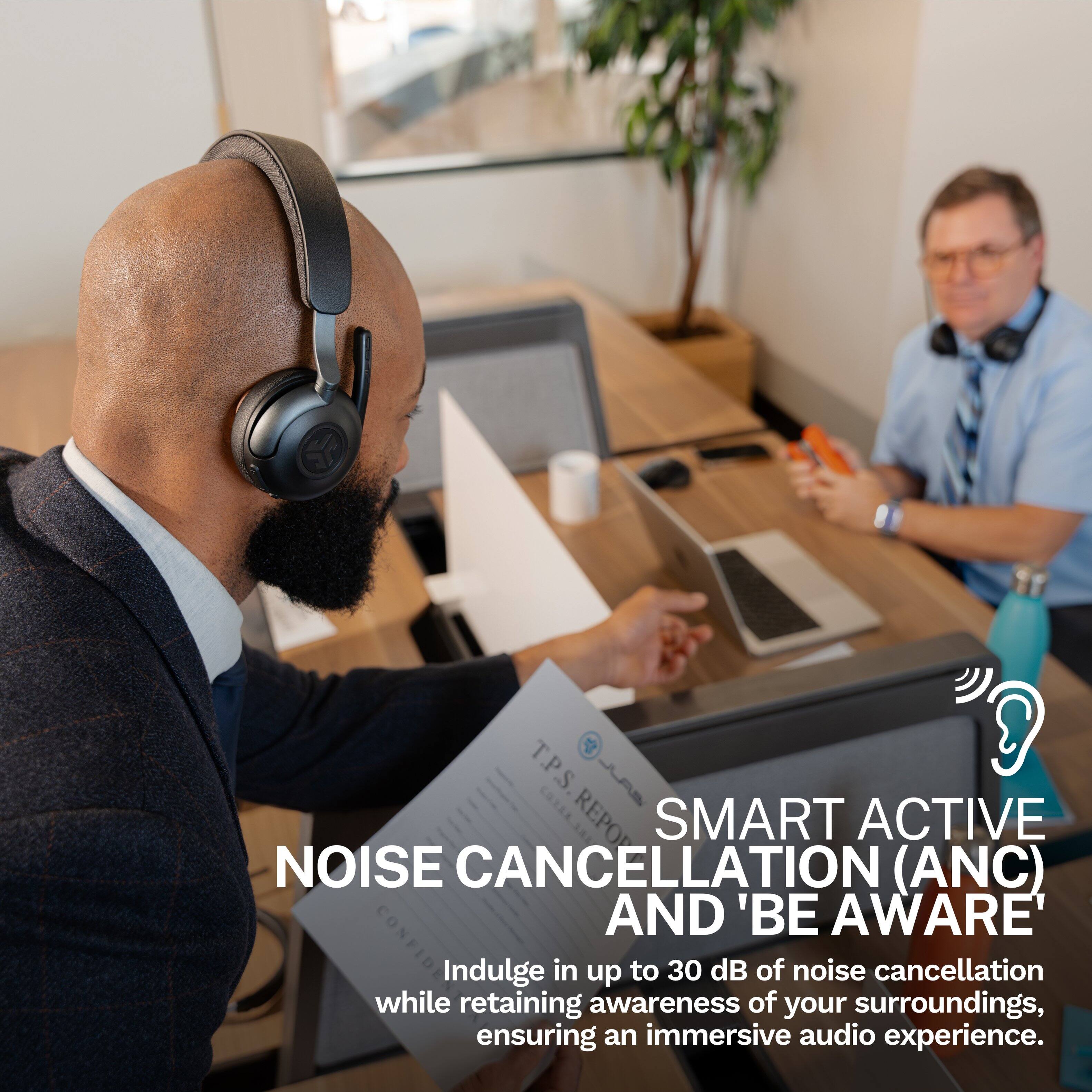 T.P.S. Collar Repel Smart Active Noise Cancellation (ANC) and 'Be Aware' Indulge in up to 30 dB of noise cancellation while retaining awareness of your surroundings, ensuring an immersive audio experience.