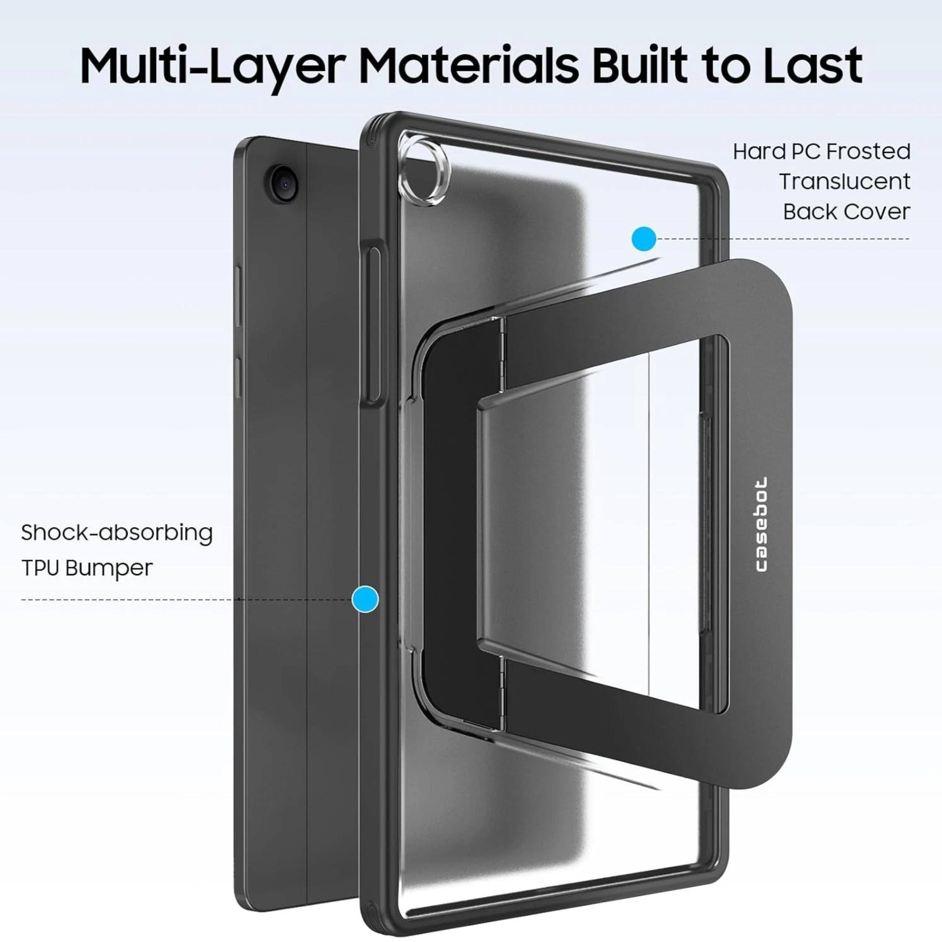 Multi-Layer Materials Built to Last  
Hard PC Frosted Translucent Back Cover  
Shock-absorbing TPU Bumper