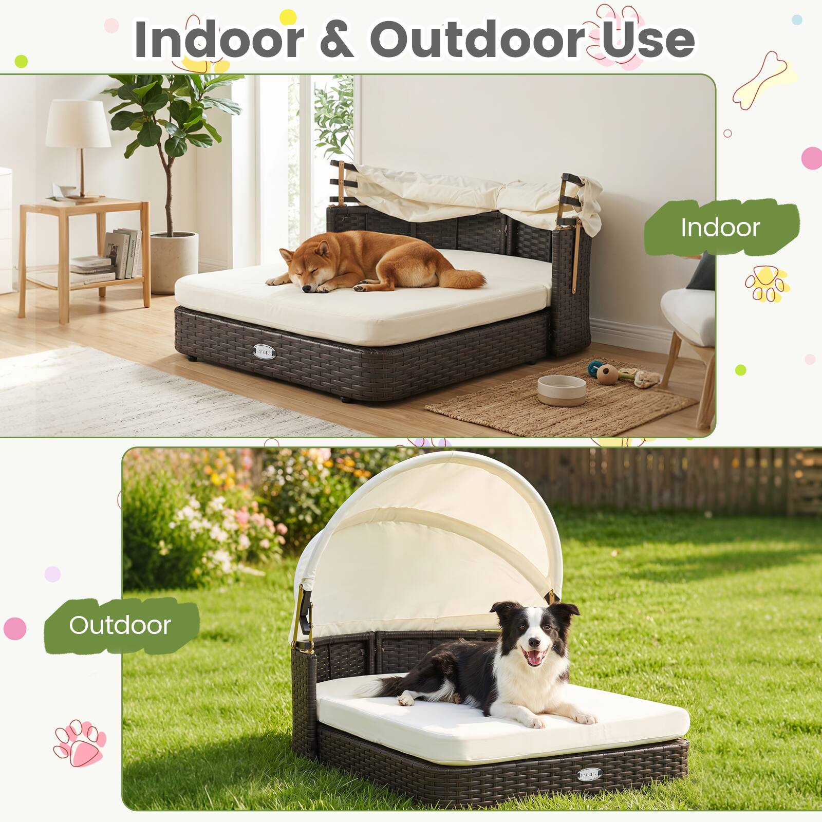 Indoor & Outdoor Use

Indoor

Outdoor
