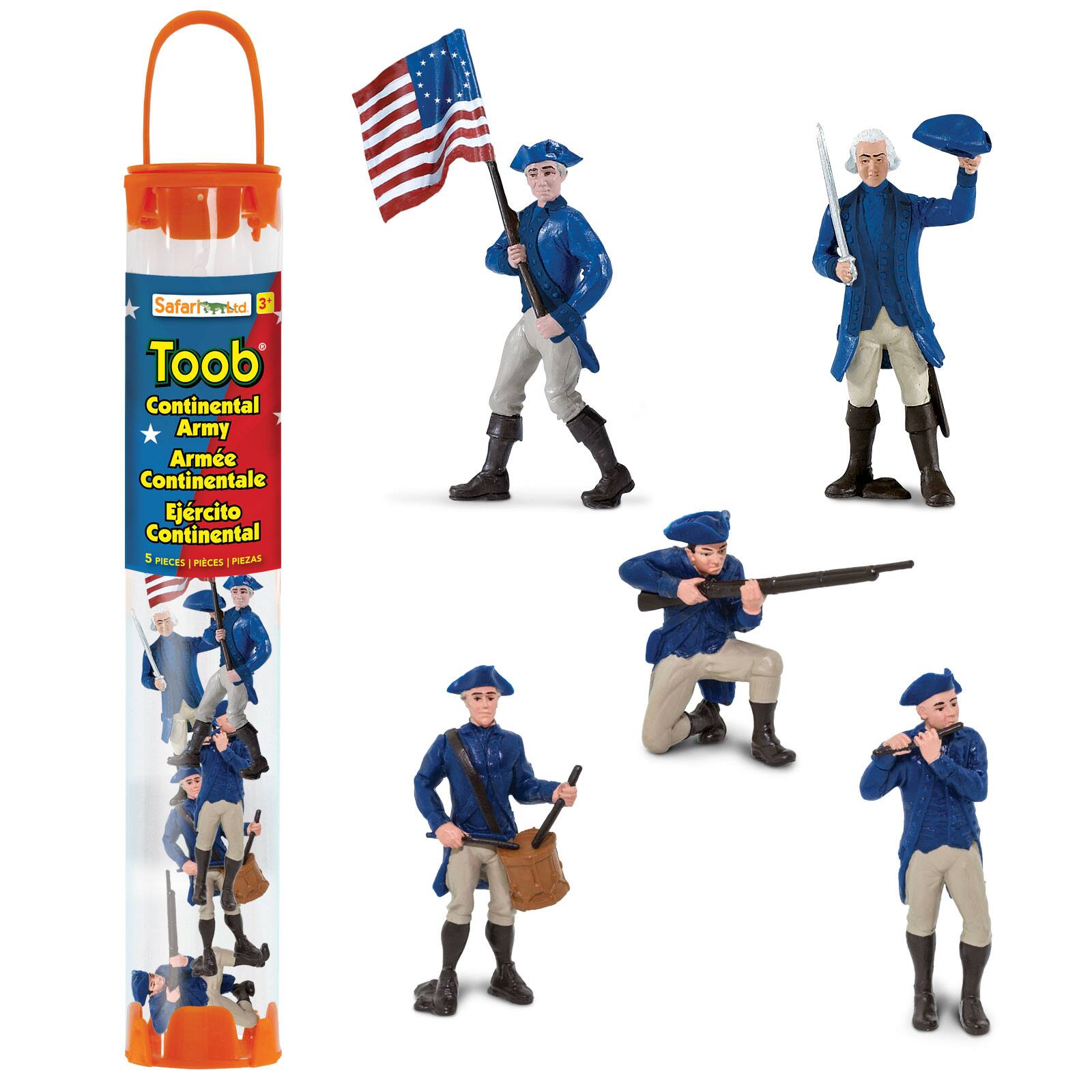 Safari Ltd. - American Rev. War Continental Army Toob Toy