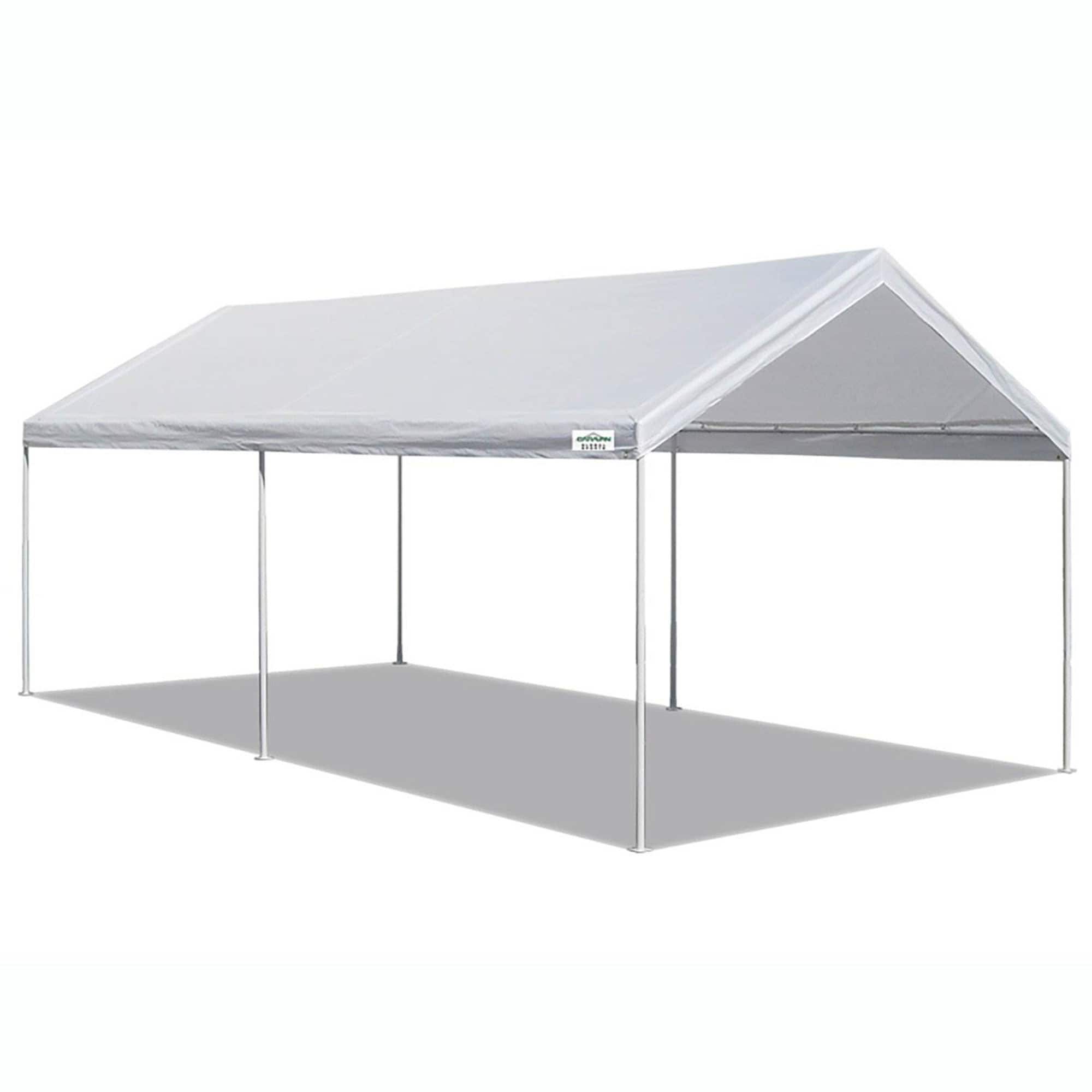 Caravan Canopy - Domain 10 x 20 Foot Straight Leg Instant Canopy Tent Set, White - Regular