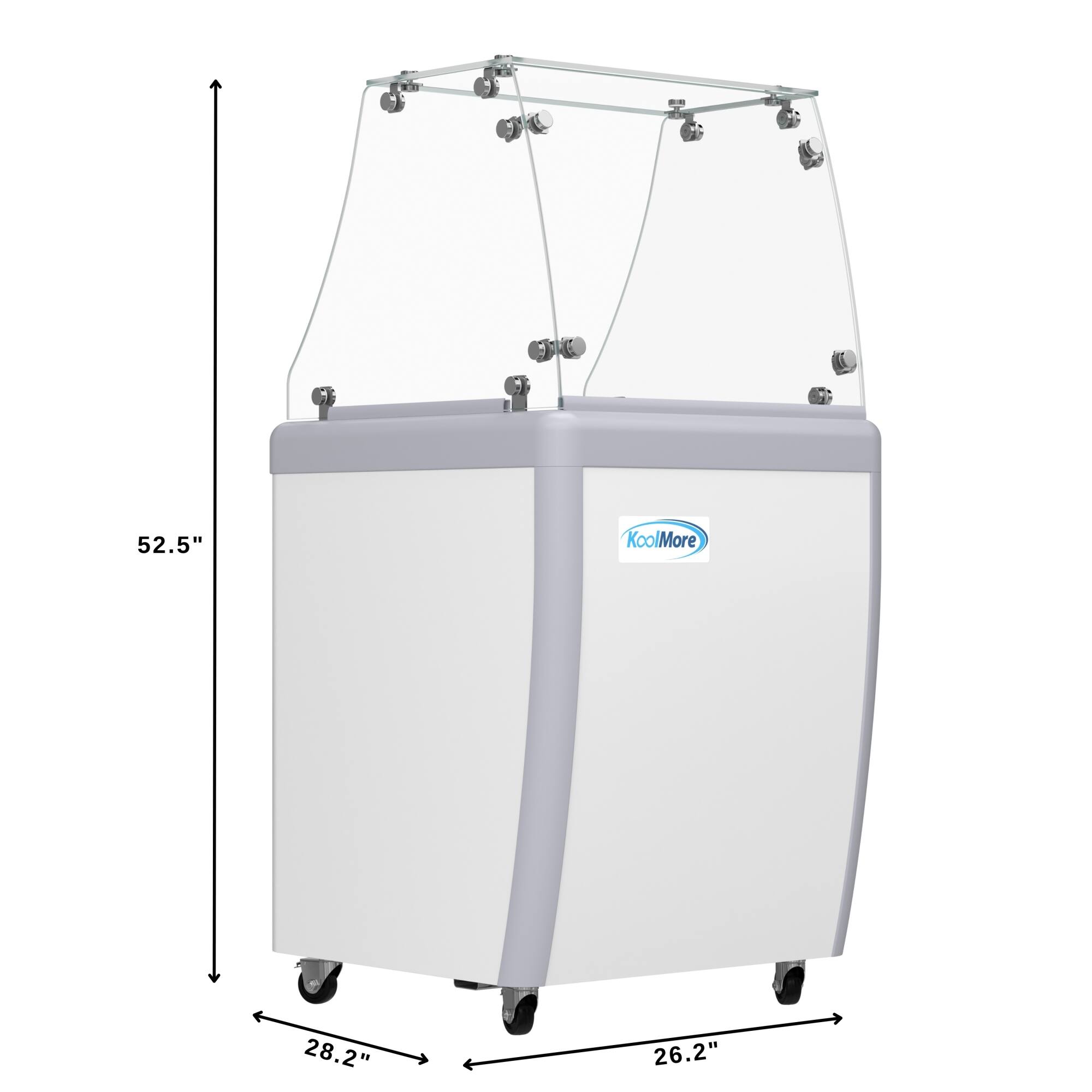 52.5" KoolMore 28.2" 26.2"