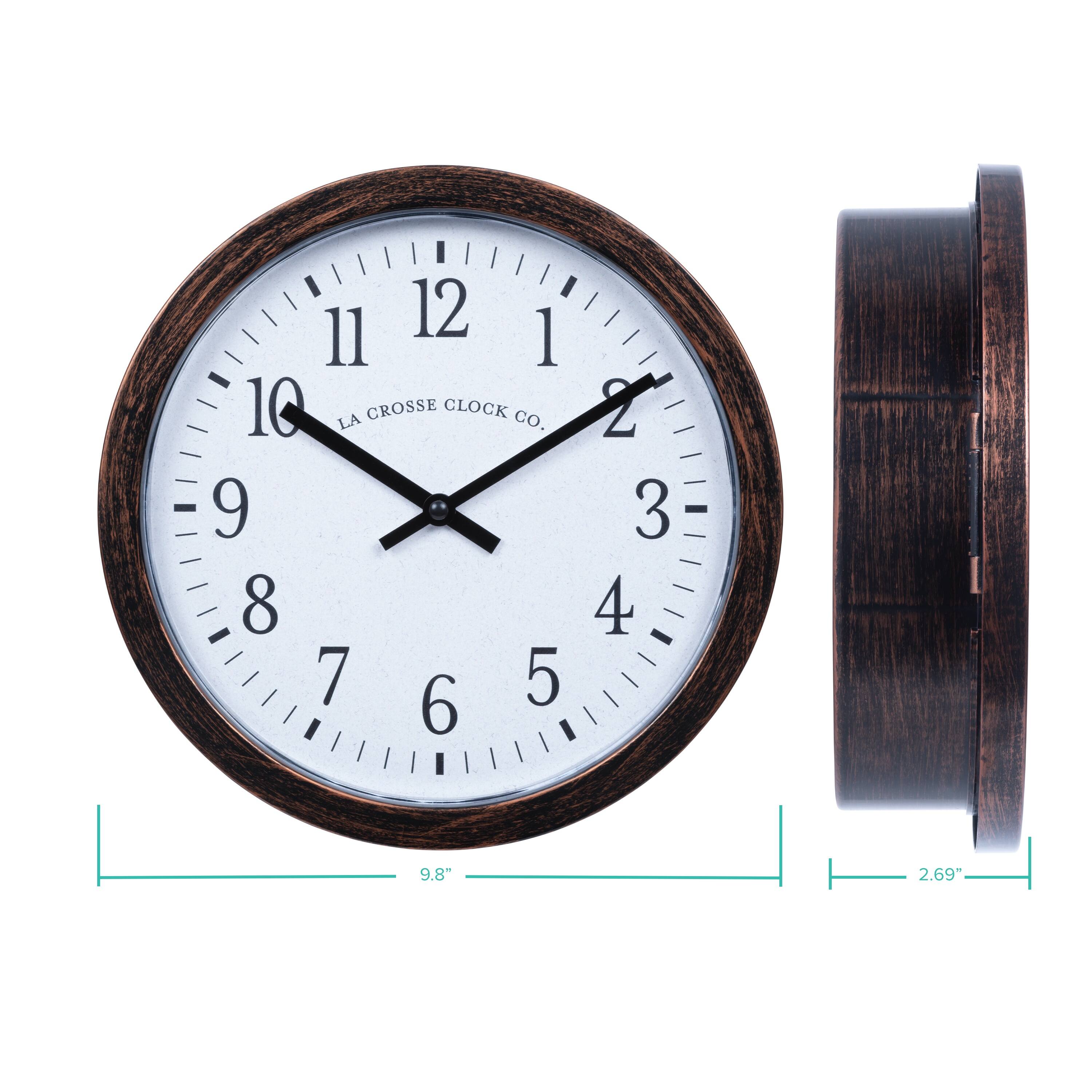 LA CROSSE CLOCK CO.

9.8" 2.69"