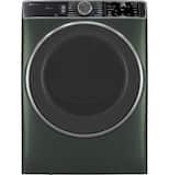 GE Profile - 7.8 Cu. Ft. Stackable Smart Gas Dryer with Steam and Sanitize Cycle - Jade Green