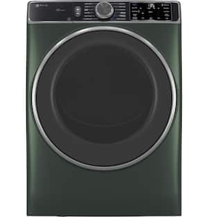 GE Profile - 7.8 Cu. Ft. Stackable Smart Gas Dryer with Steam and Sanitize Cycle - Jade Green