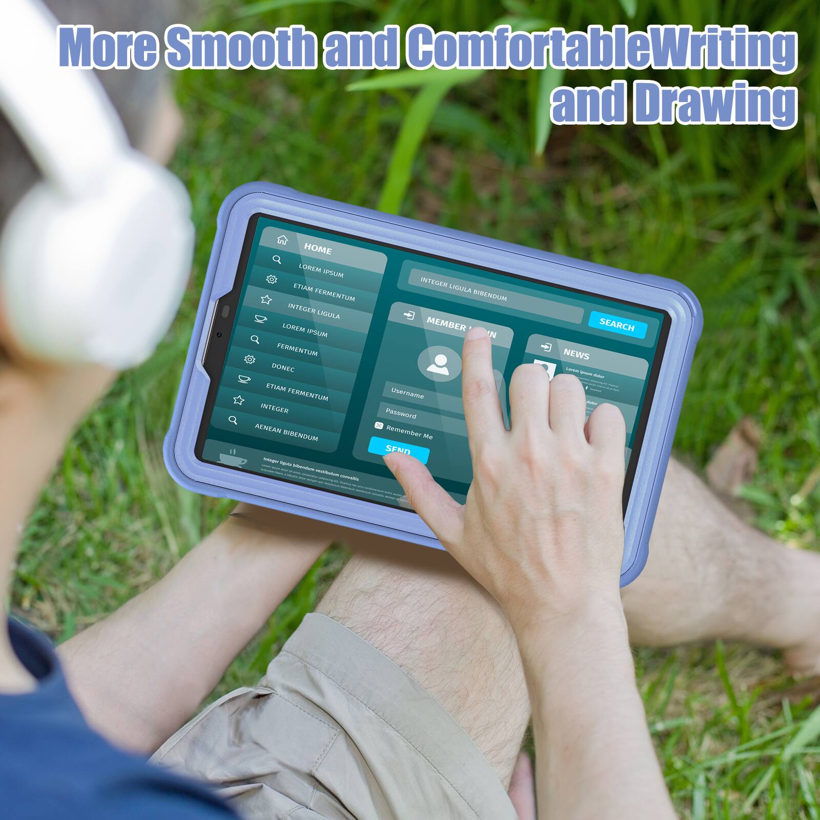More Smooth and Comfortable Writing and Drawing

HOME LOREM IPSUM ETIAM FERMENTUM INTEGER LIGULA LOREM IPSUM FERMENTUM DONEC ETIAM FERMENTUM

Username INTEGER Pastword AENTAN Remamber BISEWVOIM ME SEND

SEARCH NEWS