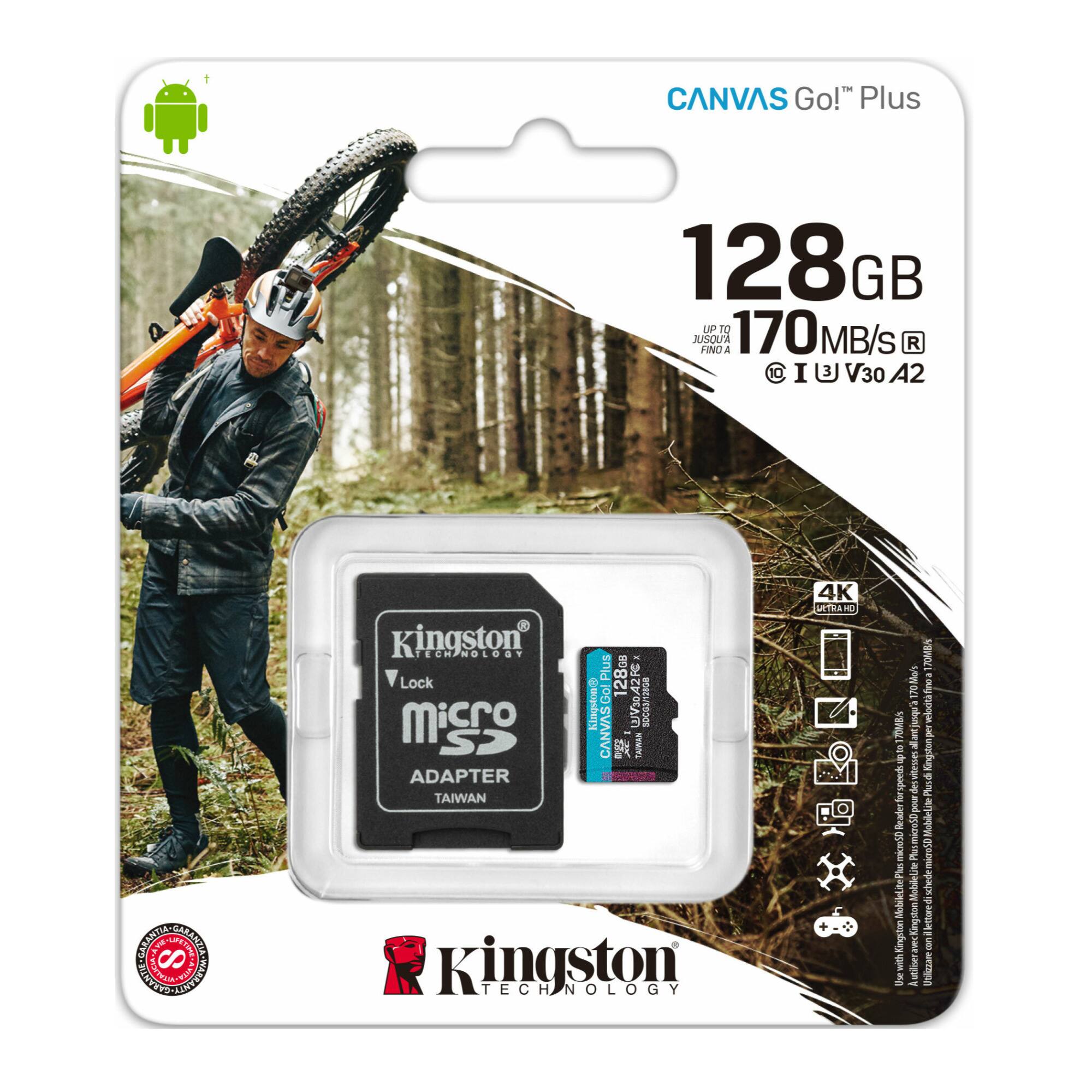 CANVAS Go! Plus  
128 GB  
Up to 170 MB/s  
I 3 V30 A2  
4K UHD  
Kingston Technology  
microSD Adapter  
TAIWAN  
Kingston Technology  
CANVAS Go! Plus WV1042FC  
28.242424  
128 GB  
U3 V30 A2  
Lock  
Kingston Technology  
4K UHD  
1080p  
30MB/s  
170MB/s  
1080p  
30MB/s  
170MB/s  
1080p  
30MB/s  
170MB/s  
1080p  
30MB/s  
170MB/s  
1080p  
30MB/s  
170MB/s  
1080p  
30MB/s  
170MB/s  
1080p  
30MB/s  
170MB/s  
1080p  
30MB/s  
170MB/s  
1080p  
30MB/s  
170MB/s  
1080p  
3