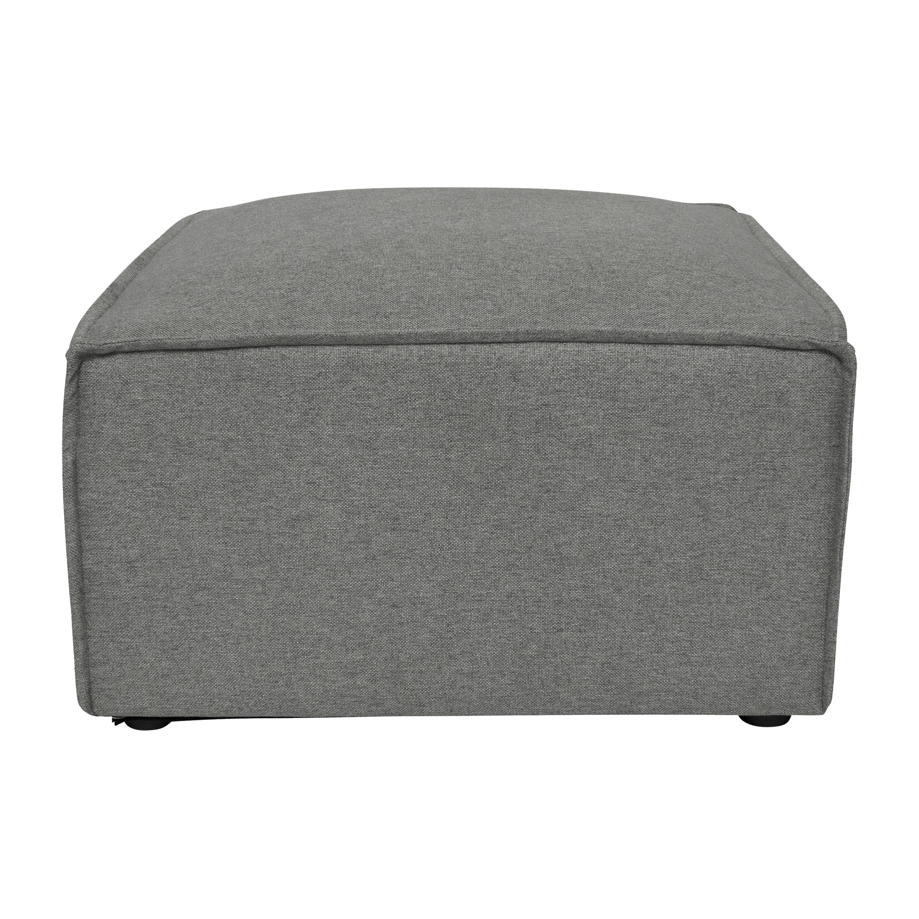 Alt View 8. Emma + Oliver - Farmount Modular Ottoman Footrest - Dark Gray.