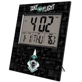 Keyscaper - 2024 Illustrated Limited Edition Digital Desk/Wall Clock - Gray