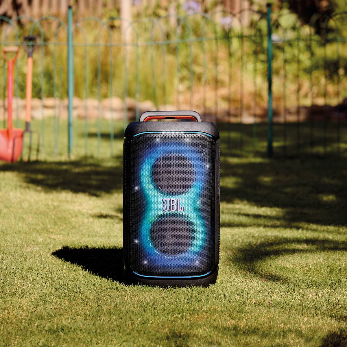 Alt View 9. JBL - JBL PartyBox 520 Portable Party Speaker Bundle with gSport Speaker Cover - Black.
