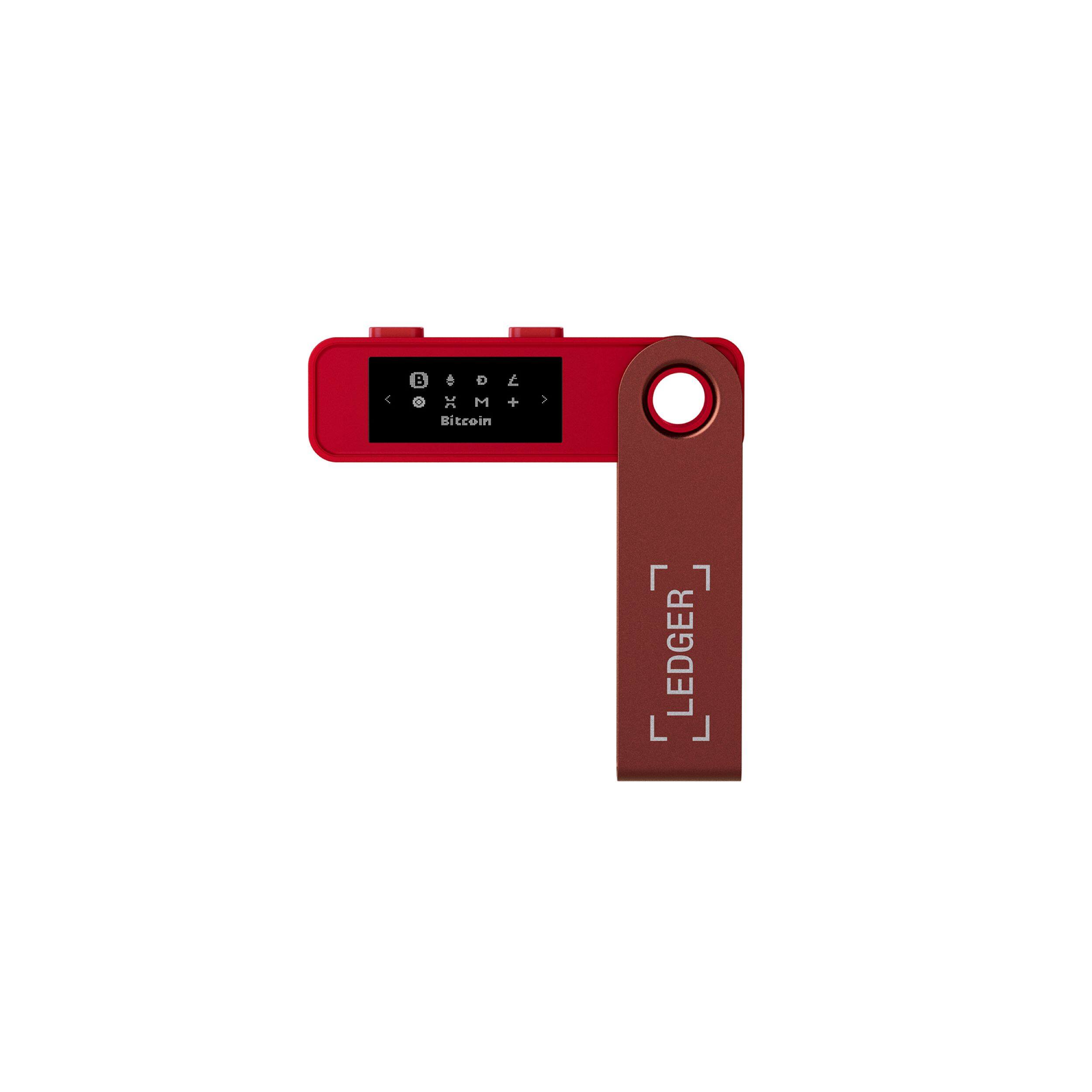 Alt View 11. Ledger - Nano S Plus Crypto Hardware Wallet - Ruby Red.